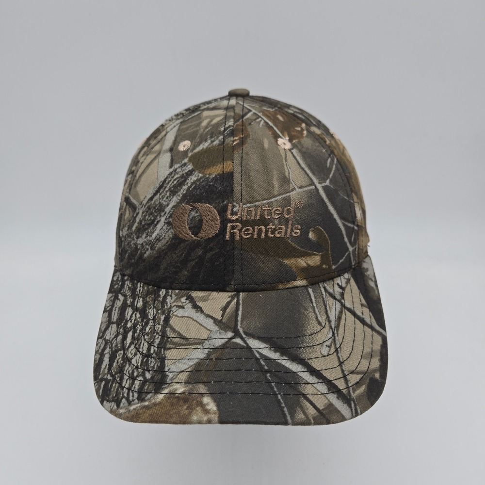 K-Products United Rentals Strapback Hat Baseball Cap Camo Hunting Outdoor OSFA